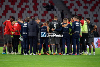 02/11/2024 - The SSC Bari players hug each other - SSC BARI VS AC REGGIANA - SERIE B - CALCIO