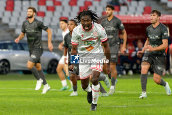 02/11/2024 - Cedric Gondo of AC Reggiana celebrates after scoring a goal - SSC BARI VS AC REGGIANA - SERIE B - CALCIO