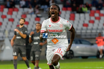 02/11/2024 - Cedric Gondo of AC Reggiana celebrates after scoring a goal - SSC BARI VS AC REGGIANA - SERIE B - CALCIO