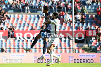 02/11/2024 - Charlys and Roberto Soriano during Cosenza Calcio vs Us Salernitana, Italian soccer Serie A match in Cosenza, Italy, November 3 2024 - COSENZA CALCIO VS US SALERNITANA - SERIE B - CALCIO