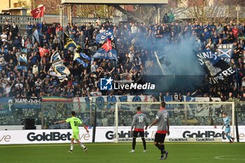 03/11/2024 - Fans of Pisa show a banner in memory of former president of Pisa Romeo Anconetani - US CREMONESE VS AC PISA - SERIE B - CALCIO