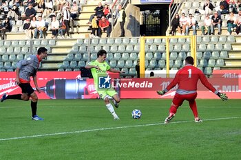 03/11/2024 - Matteo Tramoni (Pisa) scores 1-3 - US CREMONESE VS AC PISA - SERIE B - CALCIO