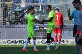 03/11/2024 - Marius Marin (Pisa) and Idrissa Toure' (Pisa) celebrate - US CREMONESE VS AC PISA - SERIE B - CALCIO