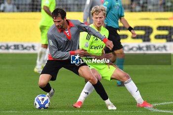 03/11/2024 - Franco Damian Vazquez (Cremonese) thwarted by Malthe Hojholt (Pisa) - US CREMONESE VS AC PISA - SERIE B - CALCIO