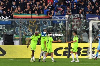 03/11/2024 - Players of Pisa celebrate at the end of the match - US CREMONESE VS AC PISA - SERIE B - CALCIO