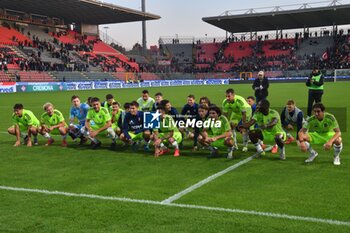 03/11/2024 - Players of Pisa celebrate with their fans at the end of the match - US CREMONESE VS AC PISA - SERIE B - CALCIO