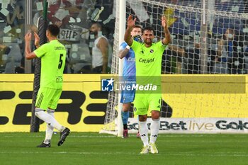 03/11/2024 - Antonio Caracciolo (Pisa) celebrates at the end of the match - US CREMONESE VS AC PISA - SERIE B - CALCIO