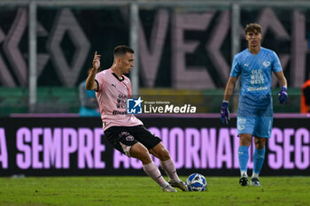 03/11/2024 - Kristoffer Lund Hansen (Palermo F.C.) during the Italian Serie BKT match between Palermo F.C. vs A.S. Cittadella 1973 on 3rd November 2024 at the Renzo Barbera stadium in Palermo, Italy - PALERMO FC VS AS CITTADELLA - SERIE B - CALCIO