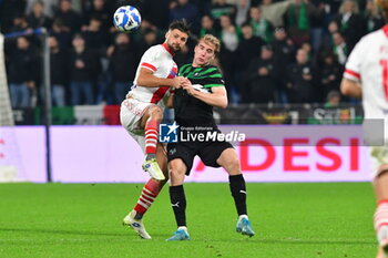 03/11/2024 - alex redolfi (Mantova) and Kristian Thorstvedt Sassuolo) - USS SASSUOLO VS MANTOVA 1911 - SERIE B - CALCIO