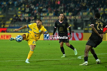 08/11/2024 - Luigi Canotto (Frosinone Calcio) during the Italian Serie BKT match between Frosinone Calcio vs. Palermo F.C. on 8th November 2024 at the Benito Stirpe stadium in Frosinone, Italy - FROSINONE CALCIO VS PALERMO FC - SERIE B - CALCIO