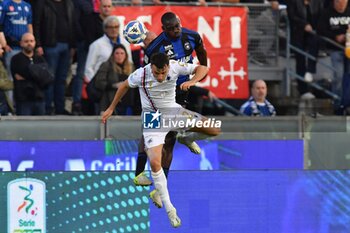 09/11/2024 - Idrissa Toure' (Pisa) Simone Giordano (Sampdoria) - AC PISA VS UC SAMPDORIA - SERIE B - CALCIO