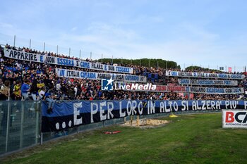 09/11/2024 - Fans of Pisa show banners in memory of former President of Pisa Romeo Anconetani - AC PISA VS UC SAMPDORIA - SERIE B - CALCIO