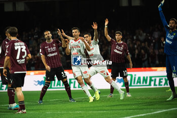 10/11/2024 - Kevin Lasagna of SSC Bari score 0-1 during match Italian Serie B between US Salernitana vs SSC Bari - US SALERNITANA VS SSC BARI - SERIE B - CALCIO