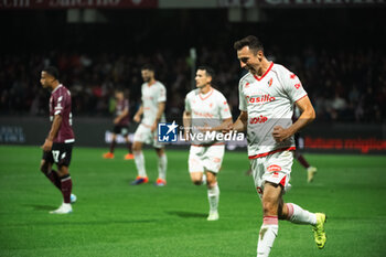 10/11/2024 - Andrjia Novakovich of SSC Bari celebrate score 0-2 during match Italian Serie B between US Salernitana vs SSC Bari - US SALERNITANA VS SSC BARI - SERIE B - CALCIO