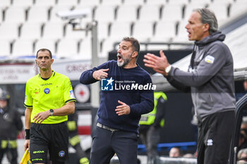 2024-11-24 - Head Coach Luca D'Angelo (Spezia) and Head Coach Marco Zaffaroni (Sudtirol) - SPEZIA CALCIO VS FC SüDTIROL - ITALIAN SERIE B - SOCCER