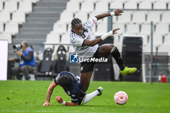 2024-11-24 - Rachid Kouda (Spezia) is fouled by Salvatore Andrea Molina (Sudtirol) - SPEZIA CALCIO VS FC SüDTIROL - ITALIAN SERIE B - SOCCER