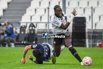 2024-11-24 - Rachid Kouda (Spezia) is fouled by Salvatore Andrea Molina (Sudtirol) - SPEZIA CALCIO VS FC SüDTIROL - ITALIAN SERIE B - SOCCER