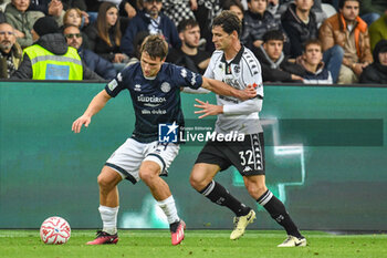 2024-11-24 - Luca Vignali (Spezia) fights for the ball against Simone Davi (Sudtirol) - SPEZIA CALCIO VS FC SüDTIROL - ITALIAN SERIE B - SOCCER