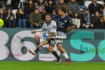 2024-11-24 - Francesco Cassata (Spezia) hampered by Simone Davi (Sudtirol) - SPEZIA CALCIO VS FC SüDTIROL - ITALIAN SERIE B - SOCCER