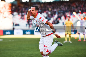 2024-11-24 - Raffaele Maiello of SSC Bari celebrate score during the Italian Serie B match SSC Bari vs AS Cittadella in San Nicola Stadium of Bari - SSC BARI VS AS CITTADELLA - ITALIAN SERIE B - SOCCER