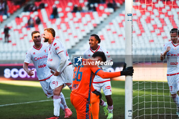 2024-11-24 - Giuseppe Sibilli of SSC Bari celebrate score 2-0 during the Italian Serie B match SSC Bari vs AS Cittadella in San Nicola Stadium of Bari - SSC BARI VS AS CITTADELLA - ITALIAN SERIE B - SOCCER