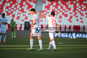 2024-11-24 - Kevin Lasagna of SSC Bari and Raffaele Maiello of SSC Bari during the Italian Serie B match SSC Bari vs AS Cittadella in San Nicola Stadium of Bari - SSC BARI VS AS CITTADELLA - ITALIAN SERIE B - SOCCER