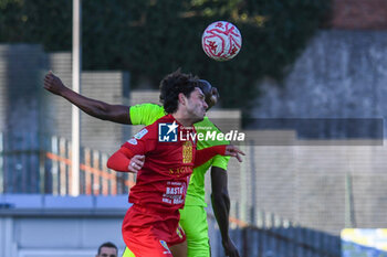 2024-11-23 - header of Manuel Cicconi (Carrarese) against Idrissa Toure (Pisa) - CARRARESE CALCIO VS AC PISA - ITALIAN SERIE B - SOCCER