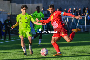 2024-11-23 - Marco Imperiale (Carrarese) fights for the ball against Alessandro Arena (Pisa) - CARRARESE CALCIO VS AC PISA - ITALIAN SERIE B - SOCCER