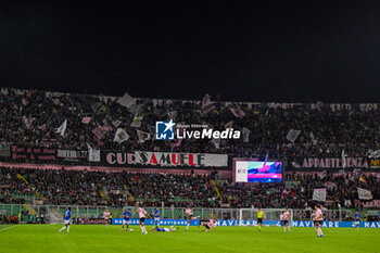 2024-11-24 - Palermo F.C. supporters during the Italian Serie BKT match between Palermo F.C. vs U.C. Sampdoria on 24th November 2024 at the Renzo Barbera stadium in Palermo, Italy - PALERMO FC VS UC SAMPDORIA - ITALIAN SERIE B - SOCCER