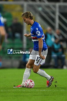 2024-11-24 - Melle Meulensteen (U.C. Sampdoria) during the Italian Serie BKT match between Palermo F.C. vs U.C. Sampdoria on 24th November 2024 at the Renzo Barbera stadium in Palermo, Italy - PALERMO FC VS UC SAMPDORIA - ITALIAN SERIE B - SOCCER