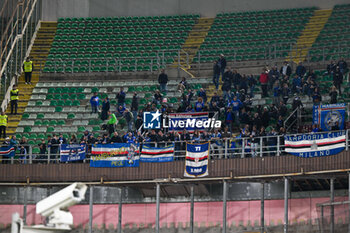 2024-11-24 - U.C. Sampdoria supporters during the Italian Serie BKT match between Palermo F.C. vs U.C. Sampdoria on 24th November 2024 at the Renzo Barbera stadium in Palermo, Italy - PALERMO FC VS UC SAMPDORIA - ITALIAN SERIE B - SOCCER