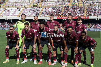 2024-09-29 - US Salernitana 1919 team during the Serie b bkt betwee US Salernitana 1919 vs US Catanzaro at Arechi Stadium - US SALERNITANA VS US CATANZARO - ITALIAN SERIE B - SOCCER