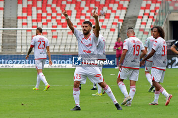 2024-09-28 - Raffaele Pucino of SSC Bari celebrates after scoring a goal - SSC BARI VS COSENZA CALCIO - ITALIAN SERIE B - SOCCER