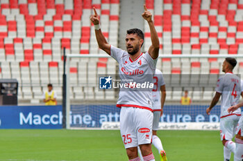 2024-09-28 - Raffaele Pucino of SSC Bari celebrates after scoring a goal - SSC BARI VS COSENZA CALCIO - ITALIAN SERIE B - SOCCER