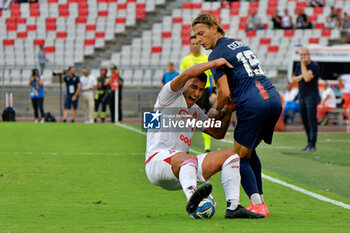 2024-09-28 - Mattia Maita of SSC Bari in action against Riccardo Ciervo of Cosenza - SSC BARI VS COSENZA CALCIO - ITALIAN SERIE B - SOCCER