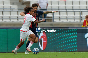 2024-09-28 - Mehdi Emile Dorval of SSC Bari in action against Manuel Ricciardi of Cosenza - SSC BARI VS COSENZA CALCIO - ITALIAN SERIE B - SOCCER