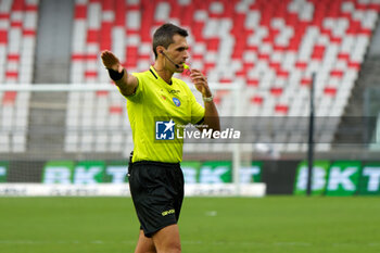 2024-09-28 - the referee Matteo Marchetti of Ostia Lido - SSC BARI VS COSENZA CALCIO - ITALIAN SERIE B - SOCCER