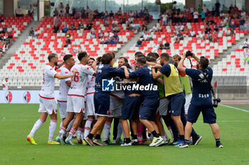 2024-09-28 - players of SSC Bari celebrates after scoring a goal - SSC BARI VS COSENZA CALCIO - ITALIAN SERIE B - SOCCER