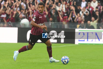 2024-10-19 - Lilian Njoh of US Salernitana 1930 in action during the Soccer BKT between US Salernitana 1919 vs Spezia Calcio at Arechi Stadium - US SALERNITANA VS SPEZIA CALCIO - ITALIAN SERIE B - SOCCER