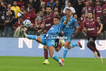 2024-10-19 - Luca Vignali of Spezia Calcio in action during the Soccer BKT between US Salernitana 1919 vs Spezia Calcio at Arechi Stadium - US SALERNITANA VS SPEZIA CALCIO - ITALIAN SERIE B - SOCCER