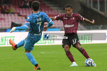 2024-10-19 - Lilian Njoh of US Salernitana 1930 in action during the Soccer BKT between US Salernitana 1919 vs Spezia Calcio at Arechi Stadium - US SALERNITANA VS SPEZIA CALCIO - ITALIAN SERIE B - SOCCER