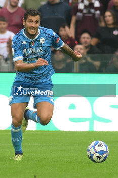 2024-10-19 - Filippo Bandinelli of Spezia Calcio in action during the Soccer BKT between US Salernitana 1919 vs Spezia Calcio at Arechi Stadium - US SALERNITANA VS SPEZIA CALCIO - ITALIAN SERIE B - SOCCER