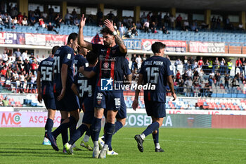 2024-10-26 - Manuel Ricciardi celebrate during Cosenza Calcio vs SS Juve Stabia, Italian soccer Serie A match in Cosenza, Italy, October 26 2024 - COSENZA CALCIO VS SS JUVE STABIA - ITALIAN SERIE B - SOCCER