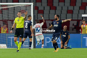 2024-10-18 - Mehdi Emile Dorval of SSC Bari celebrates after scoring a goal - SSC BARI VS US CATANZARO - ITALIAN SERIE B - SOCCER