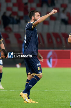 2024-10-18 - Pietro Iemmello of US Catanzaro 1929 celebrates after scoring a goal - SSC BARI VS US CATANZARO - ITALIAN SERIE B - SOCCER