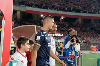 2024-10-18 - Ilias Koutsoupias of US Catanzaro 1929 and Mehdi Emile Dorval of SSC Bari - SSC BARI VS US CATANZARO - ITALIAN SERIE B - SOCCER