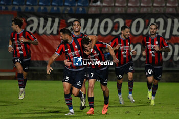 10/11/2024 - November 10: Serie C Now championship 2024-25, Celebrate Maxime Giron and Enrico Ovizach during Crotone agastin Catania in the Ezio Scida Stadium in Crotone - CROTONE VS CATANIA - SERIE B - CALCIO