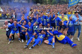 2024-06-09 - Players of Carrarese celebrate - FINAL PLAYOFF - CARRARESE CALCIO VS L.R. VICENZA - ITALIAN SERIE C - SOCCER