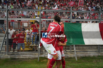 2024-08-30 - emanuele torrasi (n. 24 perugia calcio) rejoices1-0 - PERUGIA VS SPAL - ITALIAN SERIE C - SOCCER