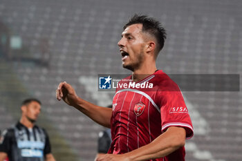 2024-08-30 - emanuele torrasi (n. 24 perugia calcio) rejoices1-0 - PERUGIA VS SPAL - ITALIAN SERIE C - SOCCER